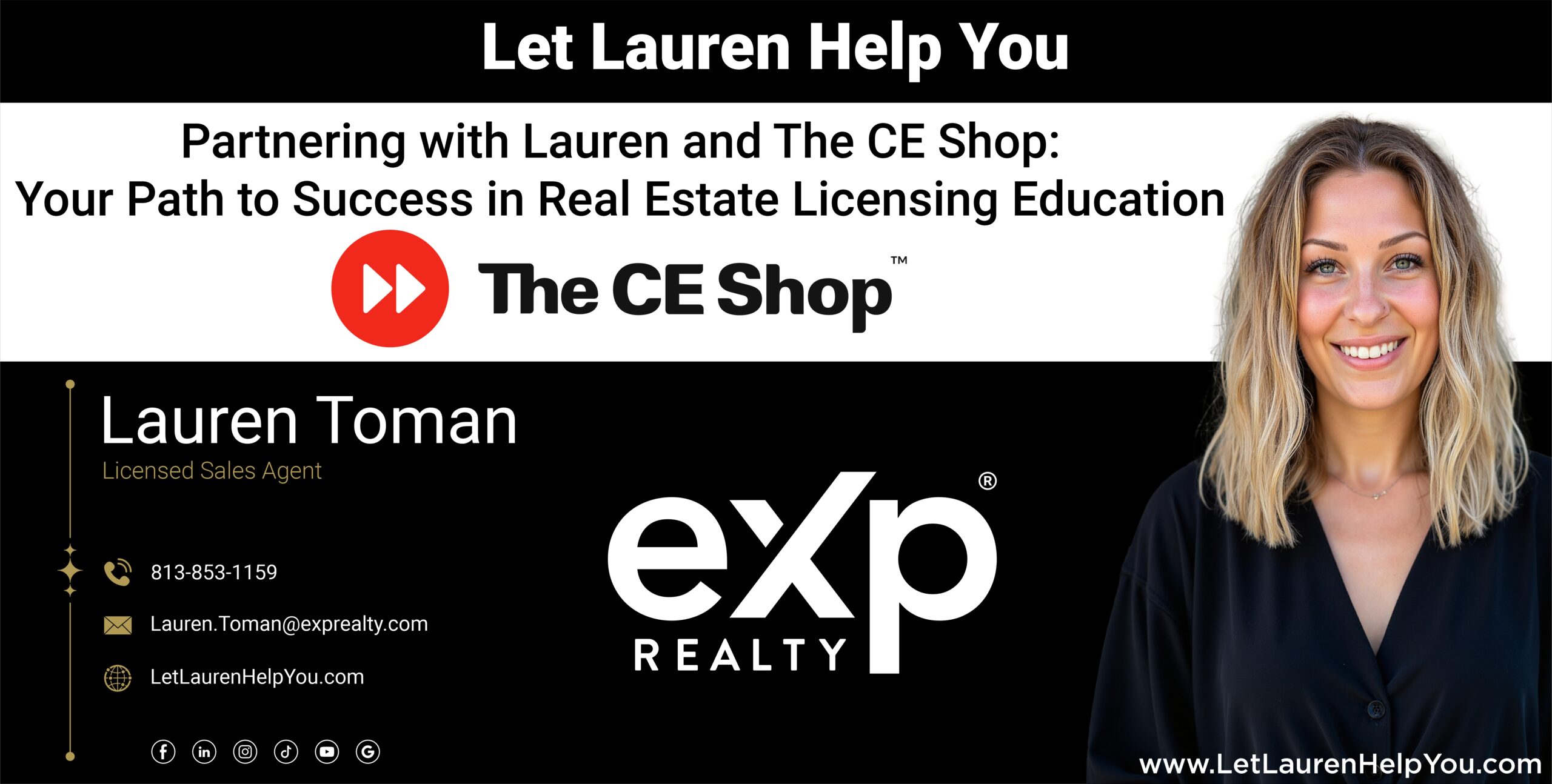 Featured image for “Partnering with Lauren and The CE Shop: Your Path to Success in Real Estate Licensing Education”